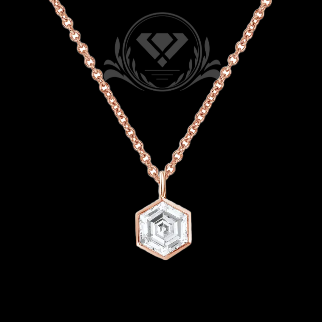 Rose Gold Lab-Grown Diamond Pendant