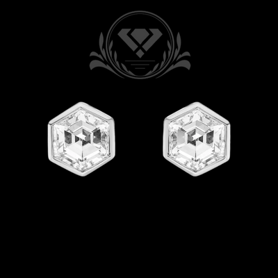 White Gold Lab-Grown Diamond Earrings