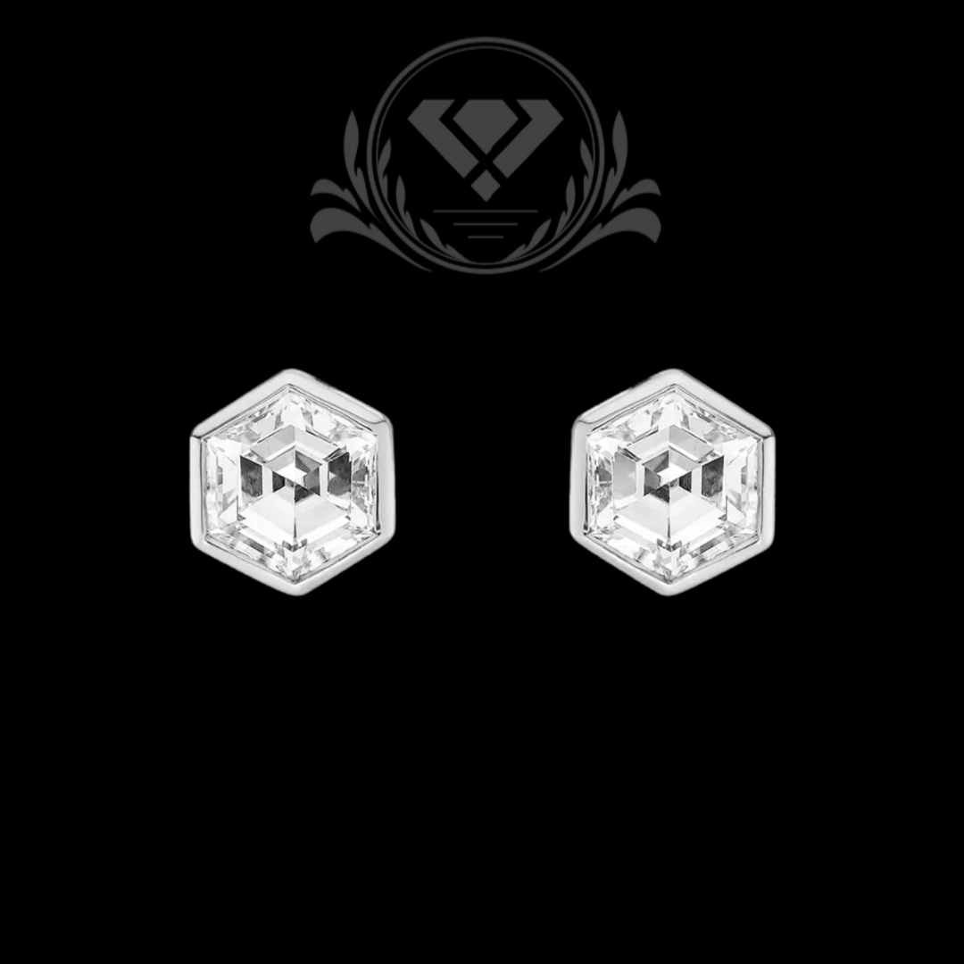 White Gold Lab-Grown Diamond Earrings