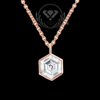 Rose Gold Lab-Grown Diamond Pendant