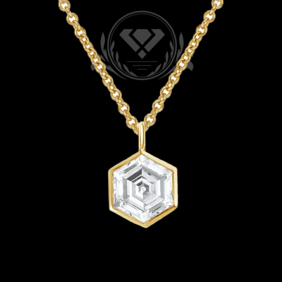 Yellow Gold Lab-Grown Diamond Pendant