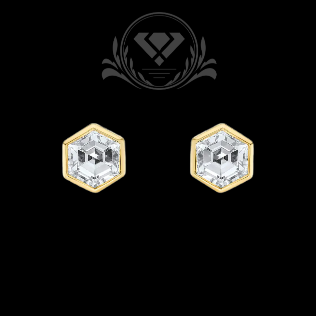 Yellow Gold Lab-Grown Diamond Earrings