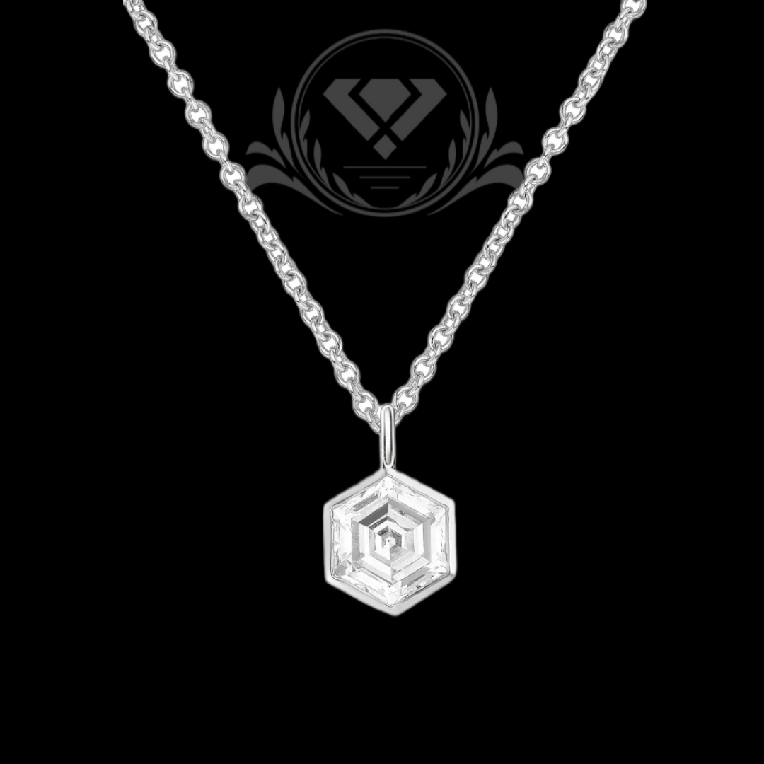 White Gold Lab-Grown Diamond Pendant