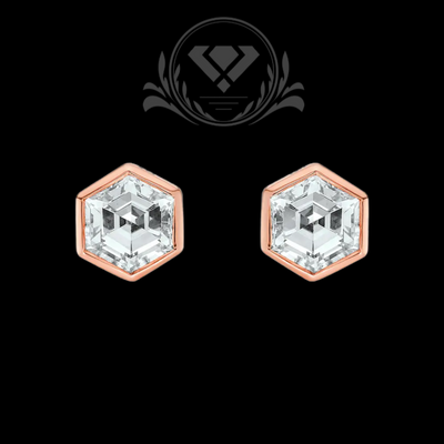Rose Gold Lab-Grown Diamond Earrings