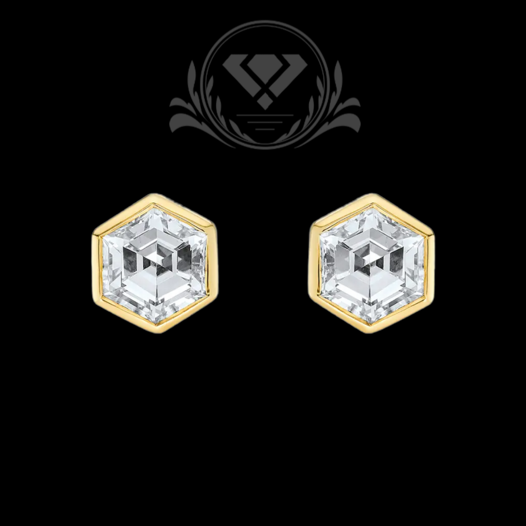 Yellow Gold Lab-Grown Diamond Earrings