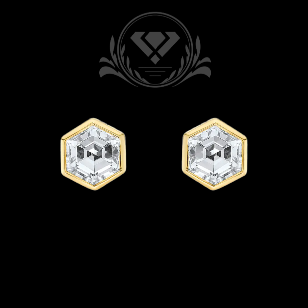 Yellow Gold Lab-Grown Diamond Earrings